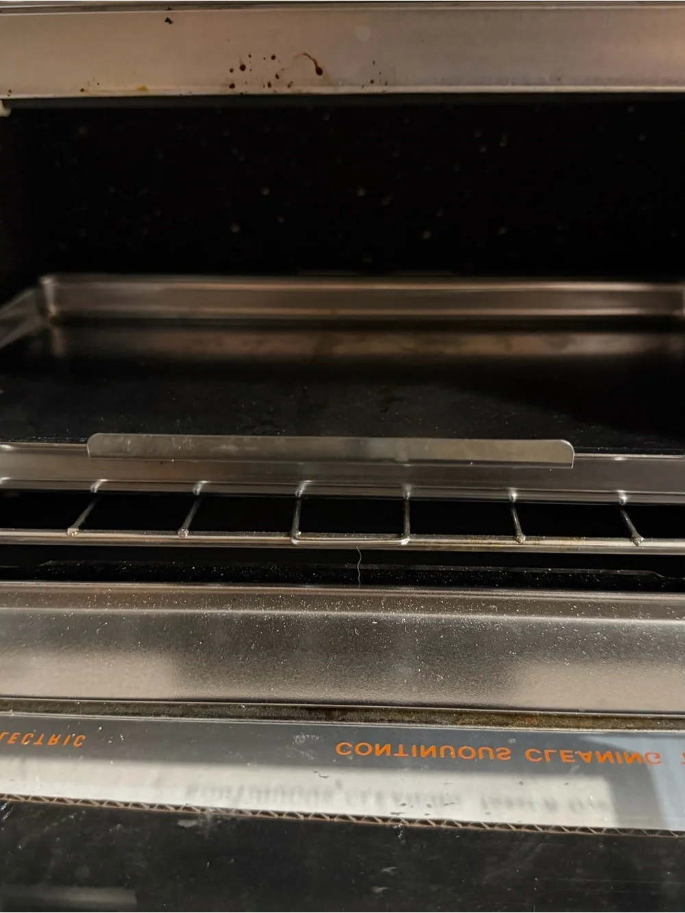 General Electric Vintage 1980s Toaster Oven Bake Broil Chrome WORKS